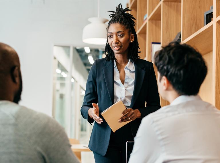 Business people meeting in the office.