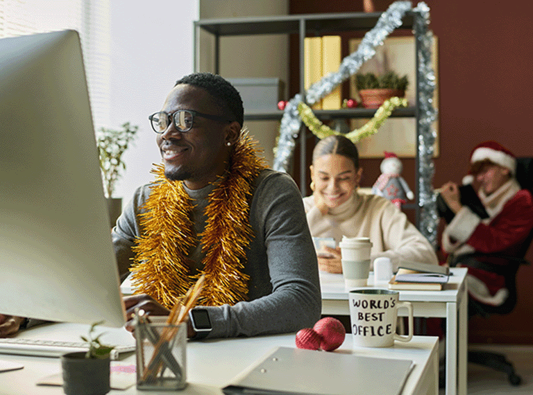 Festive celebrations at work